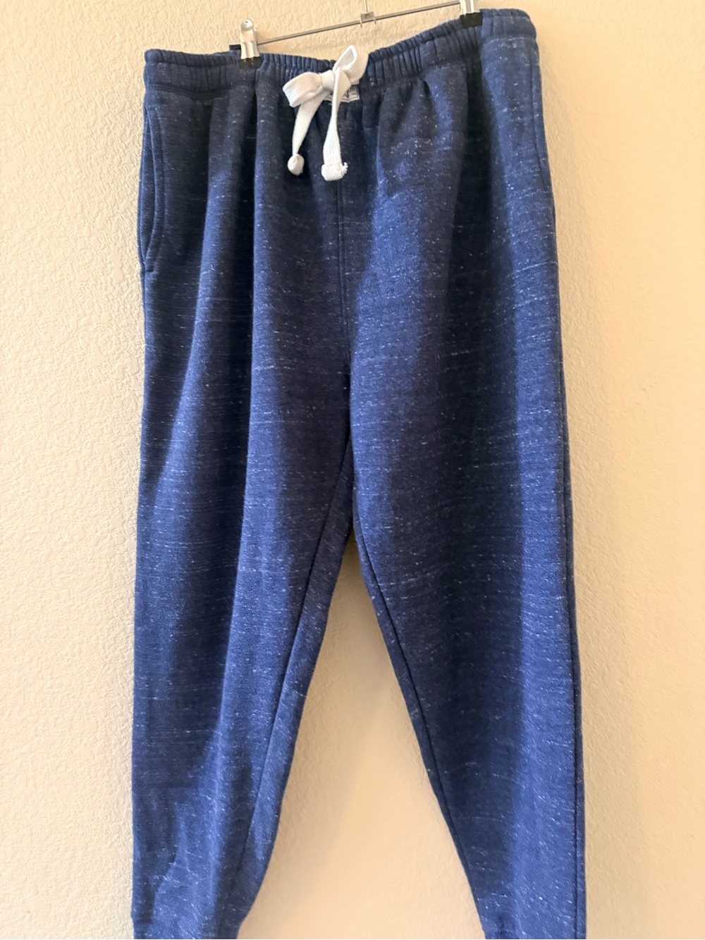 Lucky Brand Kids Navy Heather Jogger Pants with White Drawstring